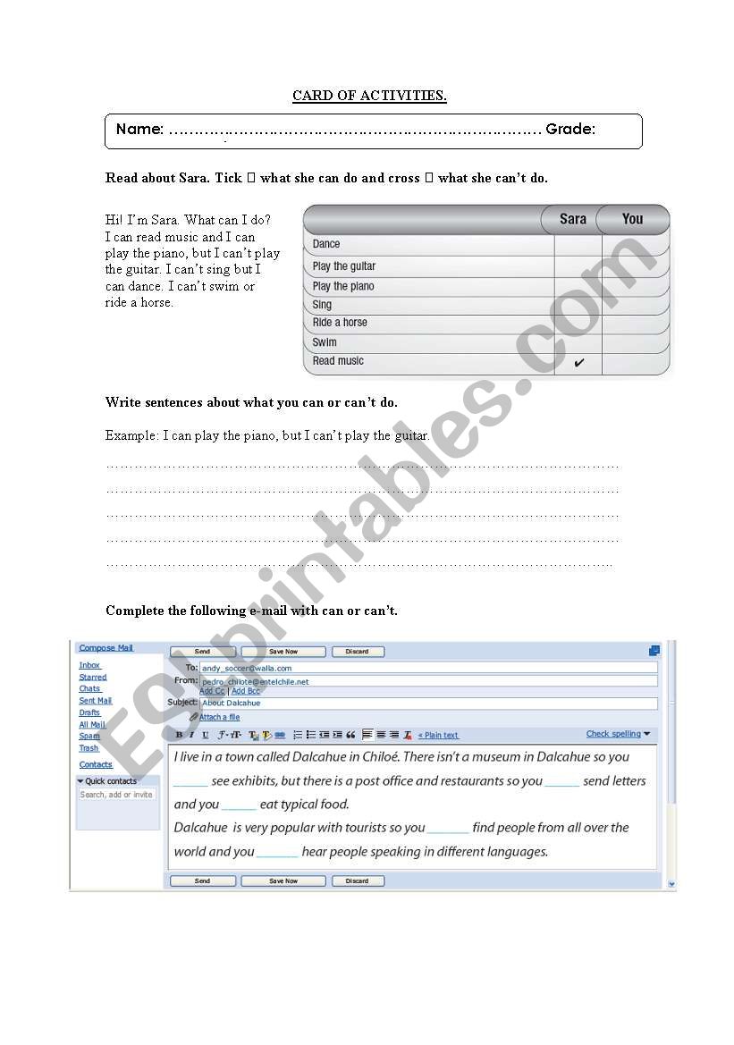 Cant_Can`t worksheet